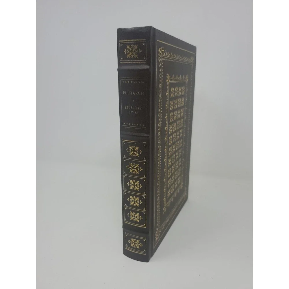 Plutarch: Selected Lives Hardcover 1982 Franklin Library Greek Roman Greece Rome